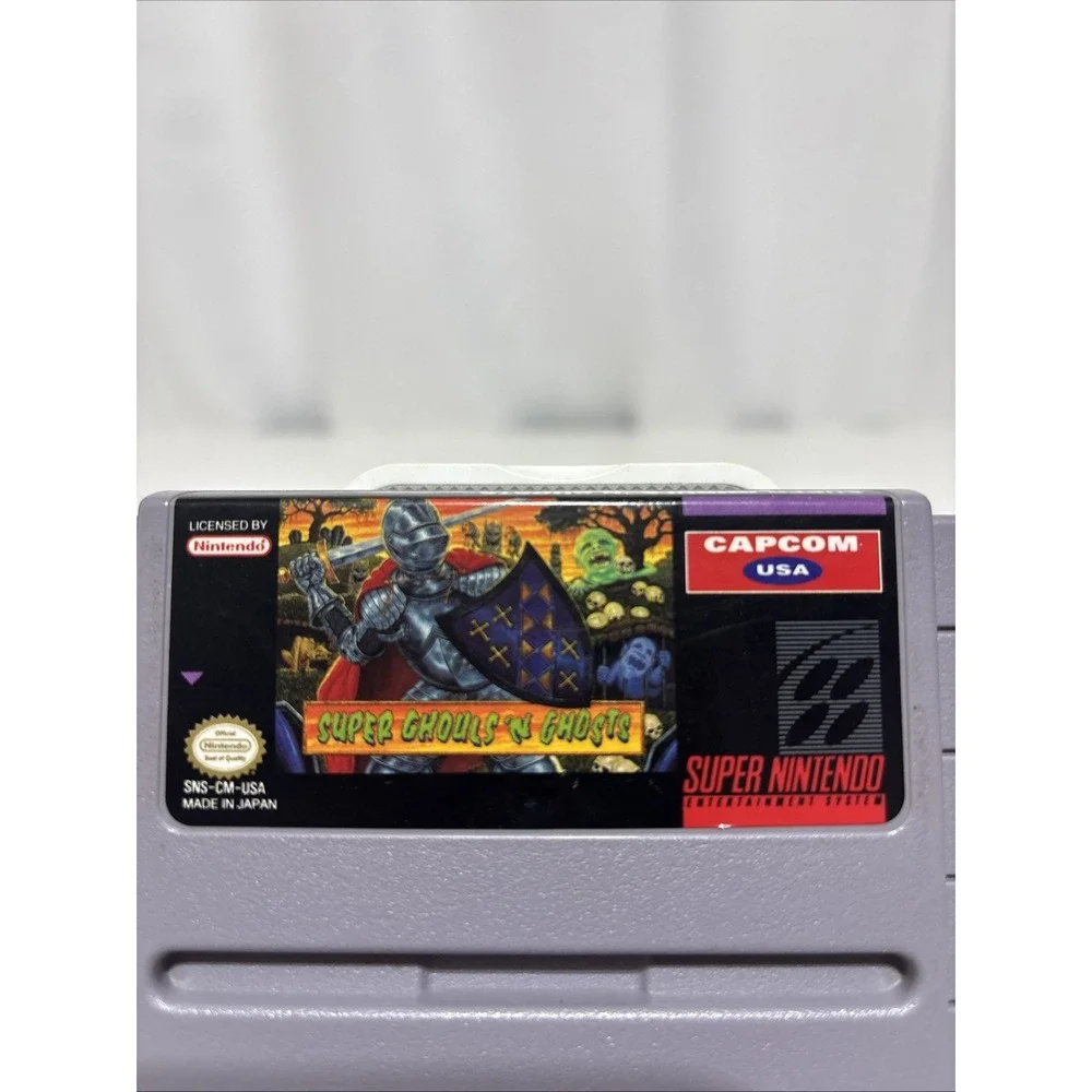 Super Ghouls 'n Ghosts Nintendo SNES 1991 Cart Only Tested Capcom‎ USA